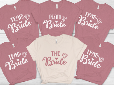 Team Bride Shirts for Wedding | Funny Bridal Party Shirts